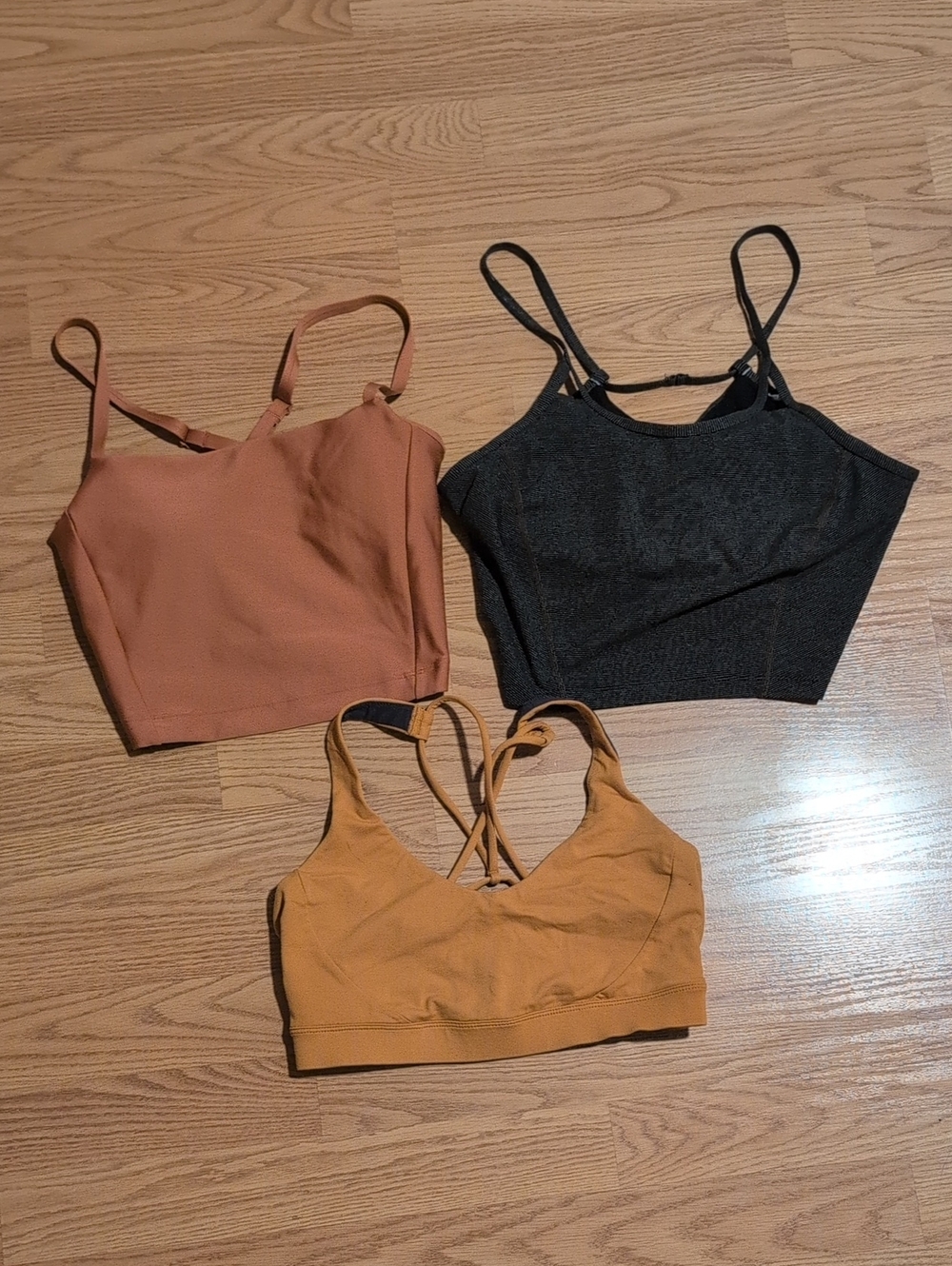 3 Women's Prana Crop Tops / Sports Bras